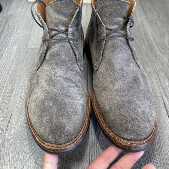 Allen Edmonds Men\'s Grey Suede Chandler Chukka Boots Size 11 D 5823 main image 4